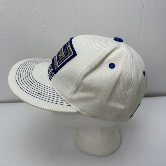 KBETHOS Hat Cap White Blue Cassette Tape Fitted Small Music Retro - Picture 3 of 13